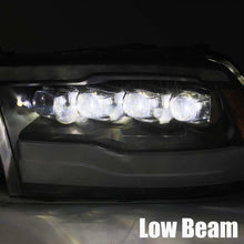 Load image into Gallery viewer, AlphaRex 09-18 Dodge Ram 1500HD NOVA LED Projector Headlights Plank Style Design Alpha Black w/DRL - Corvette Realm