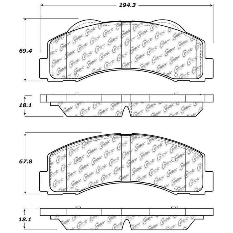 StopTech 10-14 Ford F-150 Street Performance Front Brake Pads - Corvette Realm