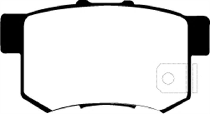 EBC 05-06 Honda CR-V 2.4 Greenstuff Rear Brake Pads - Corvette Realm