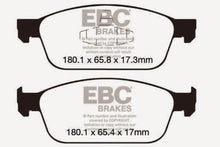 Load image into Gallery viewer, EBC 12+ Ford Focus 2.0 Turbo ST Greenstuff Front Brake Pads - Corvette Realm