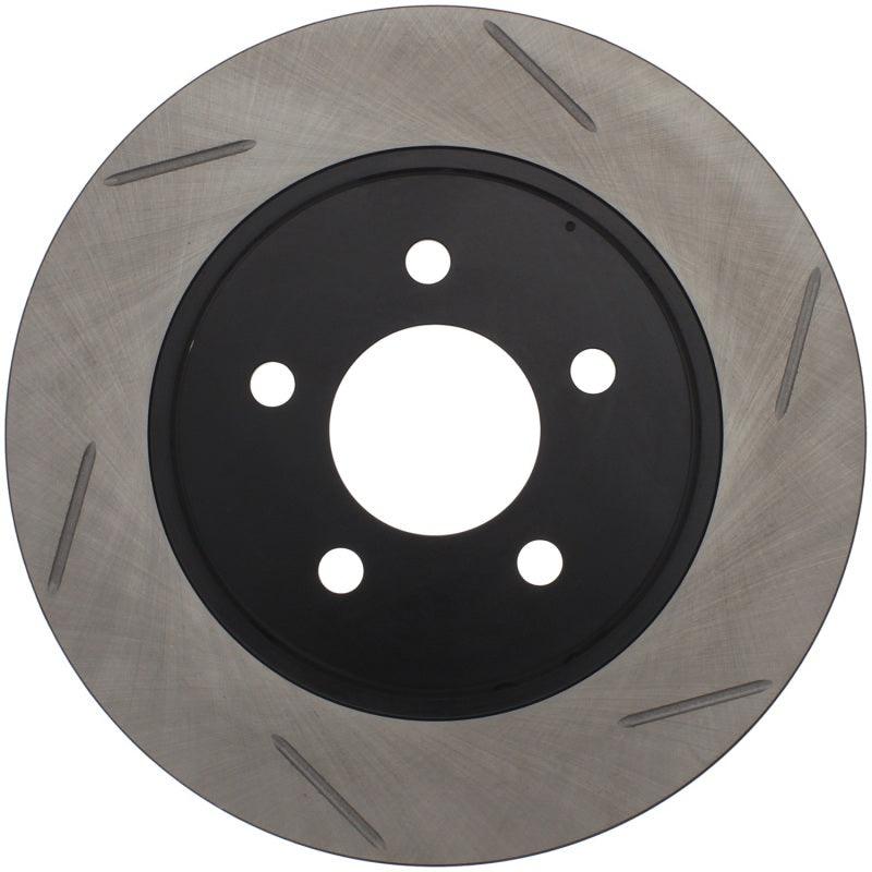 StopTech Power Slot 05-10 Mustang V6/4.0L / GT V8-4.6L Rear Right Slotted Rotor - Corvette Realm