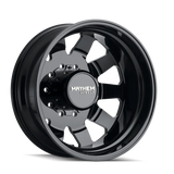 Mayhem 8181 Challenger Dually 22x8.25 / 10x225 BP / 169mm Offset / 170.1mm Hub Full Black Wheel