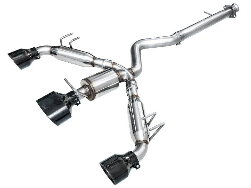 AWE Tuning 2023+ Toyota GR Corolla Track Edition Exhaust - Diamond Black Tips - Corvette Realm