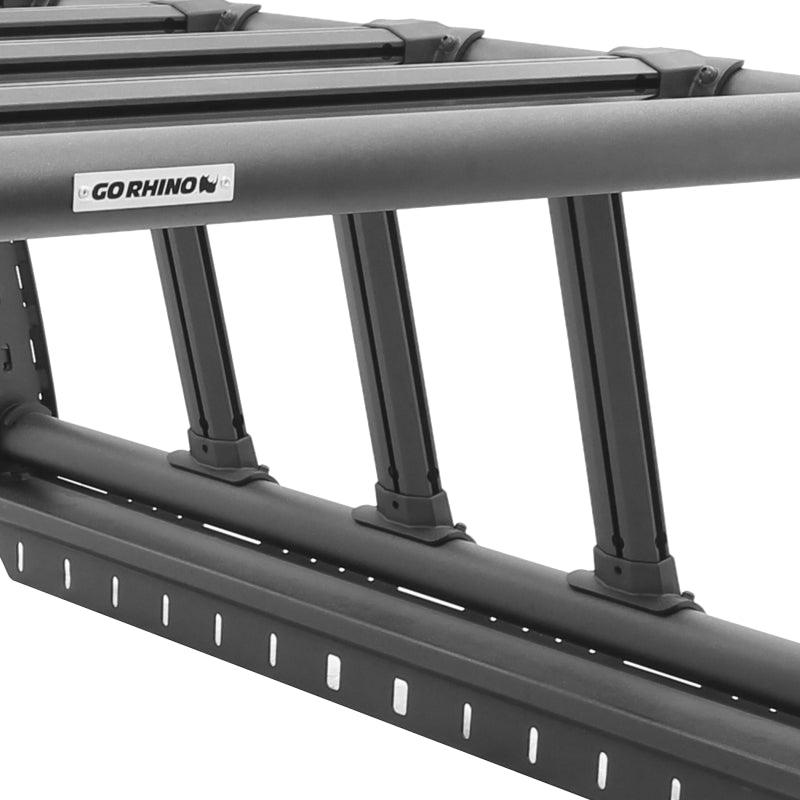 Go Rhino 15-22 Chevrolet/GMC Colorado/Canyon XRS Overland Xtreme Rack Blk - Box 1 (Req. 5951000T-02) - Corvette Realm