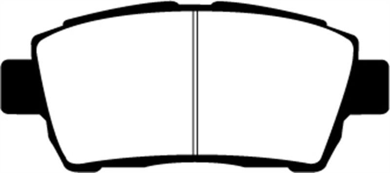 EBC 11-15 Scion IQ 1.3 Yellowstuff Front Brake Pads - Corvette Realm