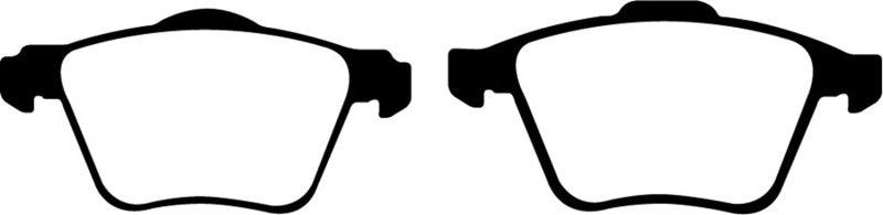 EBC 11+ Volvo S60 2.5 Turbo T5 (315mm Front Rotors) Redstuff Front Brake Pads - Corvette Realm