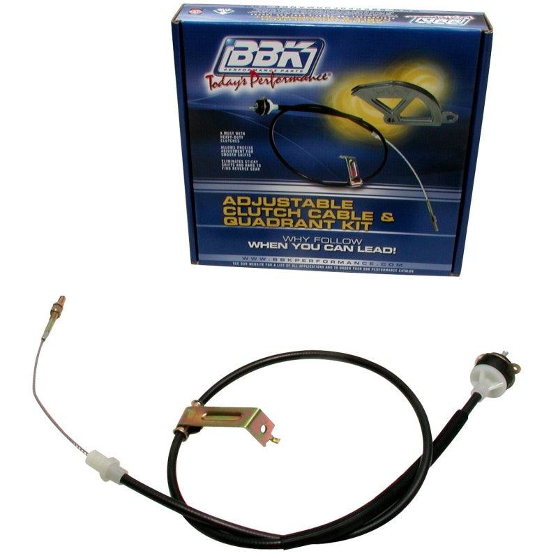 BBK 79-95 Mustang Adjustable Clutch Cable - Replacement - Corvette Realm