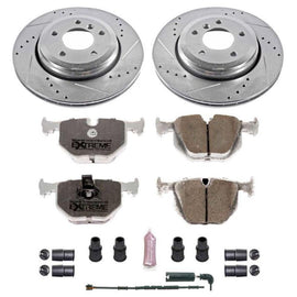 Power Stop 01-06 BMW 330Ci Rear Z26 Street Warrior Brake Kit - Corvette Realm