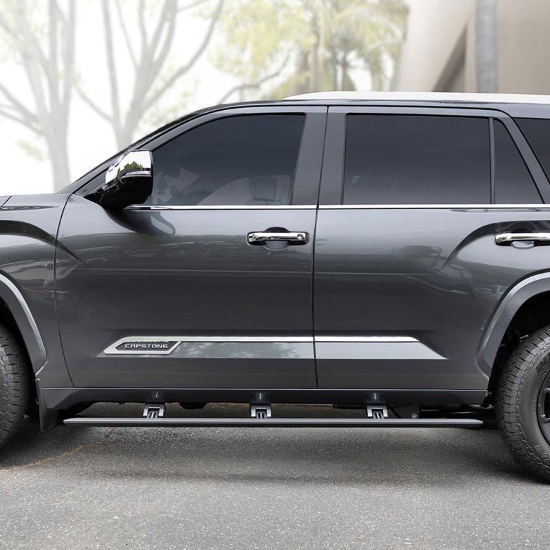 Go Rhino 23-24 Toyota Sequoia Sport Utility (Ex. Hybrid) E1 Electric Running Board Kit - Text. Black - Corvette Realm