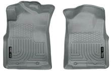 Load image into Gallery viewer, Husky Liners 05-15 Toyota Tacoma Crew/Extended/Standard Cab WeatherBeater Front Grey Floor Liners - Corvette Realm