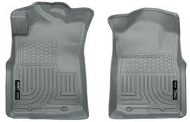Husky Liners 05-15 Toyota Tacoma Crew/Extended/Standard Cab WeatherBeater Front Grey Floor Liners - Corvette Realm