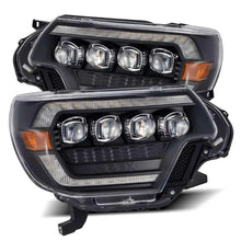 Load image into Gallery viewer, AlphaRex 12-15 Toyota Tacoma NOVA LED Proj Headlights Plank Style Black w/Activ Light/Seq Signal/DRL - Corvette Realm