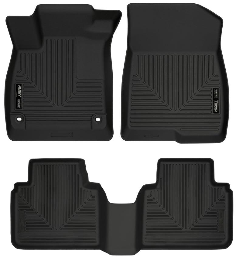 Husky Liners 2018 Honda Accord WeatherBeater Black Front & 2nd Seat Floor Liners - Corvette Realm