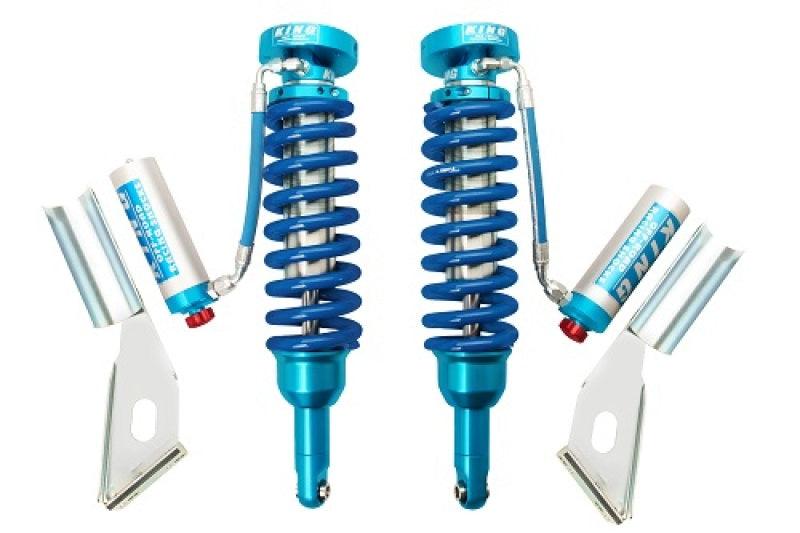 King Shocks 2016+ Toyota Hilux Front 2.5 Dia Remote Reservoir Coilover w/Adjuster (Pair) - Corvette Realm