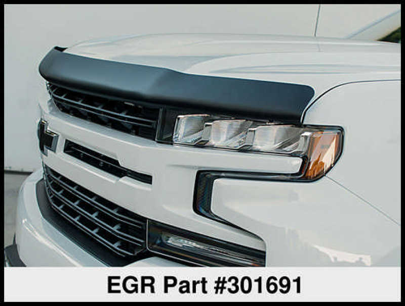 EGR 2019 Chevy 1500 Super Guard Hood Guard - Dark Smoke