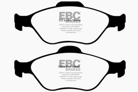 EBC 08+ Lotus 2-Eleven 1.8 Supercharged Greenstuff Front Brake Pads - Corvette Realm