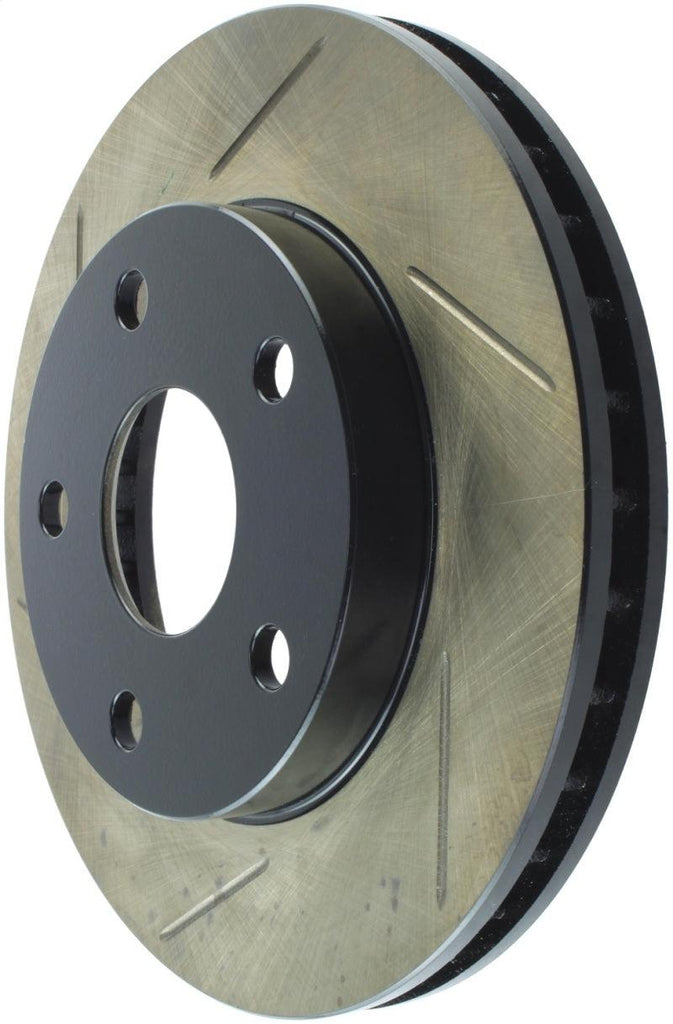 StopTech Power Slot 1/90-95 Toyota MR2 Front Right SportStop Slotted Rotor - Corvette Realm