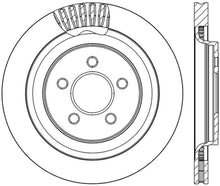 Load image into Gallery viewer, StopTech 2015 Ford Mustang GT w/ Brembo Brakes Left Rear Slotted Brake Rotor - Corvette Realm