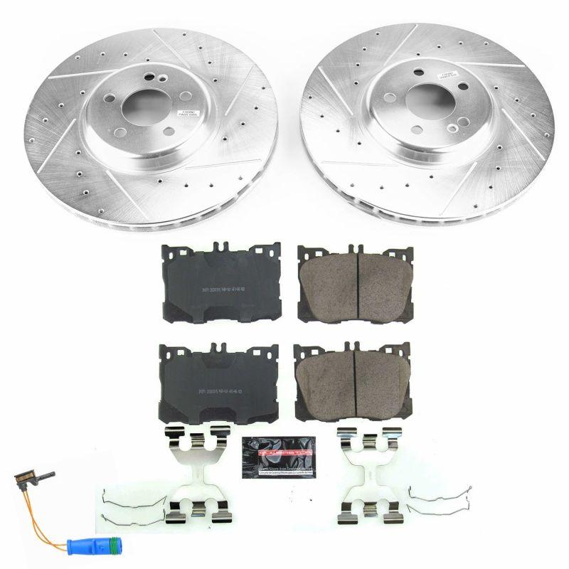 Power Stop 2018 Mercedes-Benz C43 AMG Front Z23 Evolution Sport Brake Kit - Corvette Realm