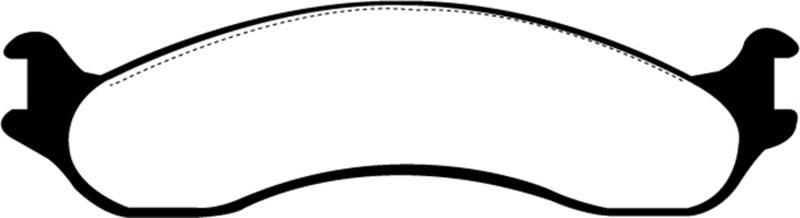 EBC 98-03 Dodge B250 B2500 Cargo 2500 Van 3/4 Ton Yellowstuff Front Brake Pads - Corvette Realm