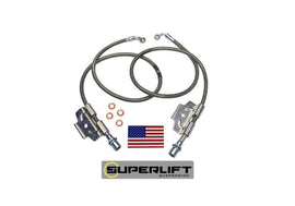 Superlift 03-13 Dodge Ram 2500/3500 w/ 4-6in Lift Kit (Pair) Bullet Proof Brake Hoses - Corvette Realm