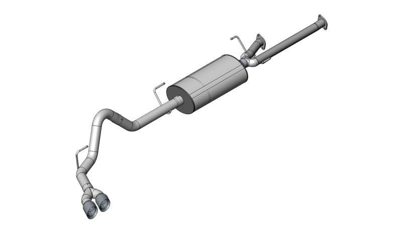 Corsa 11-14 Toyota Tundra Double Cab/Crew Max 5.7L V8 Polished Sport Cat-Back Exhaust - Corvette Realm