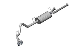 Corsa 11-14 Toyota Tundra Double Cab/Crew Max 5.7L V8 Black Sport Cat-Back Exhaust - Corvette Realm