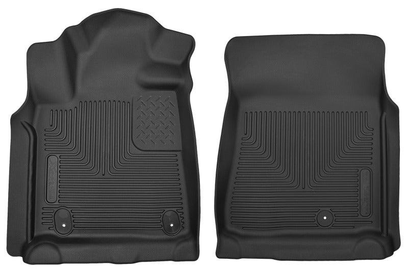 Husky Liners 07-11 Toyota Tundra Pickup(Crew / Ext / Std Cab) X-Act Contour Black Front Floor Liners - Corvette Realm