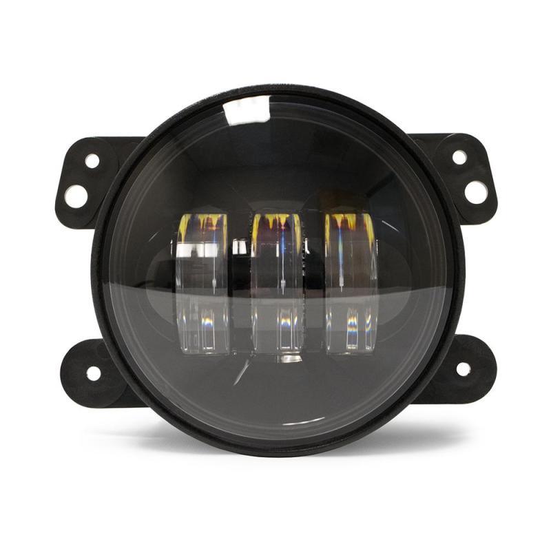 DV8 Offroad 07-18 Jeep Wrangler JK 4in 30W LED Replacement Fog Lights - Corvette Realm
