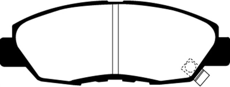 EBC 97 Acura CL 2.2 Greenstuff Front Brake Pads - Corvette Realm