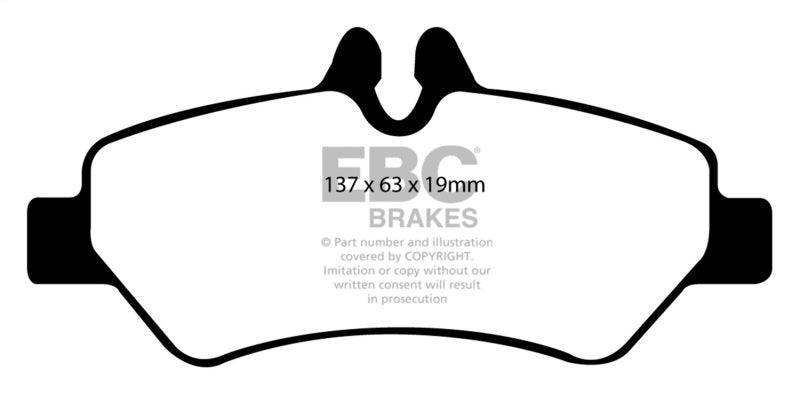 EBC 07+ Dodge Sprinter 2500 Greenstuff Rear Brake Pads - Corvette Realm
