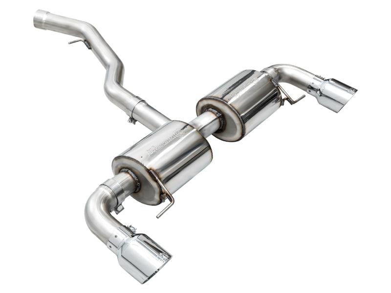 AWE 19-23 BMW 330i / 21-23 BMW 430i Base G2X Touring Axle Back Exhaust - Chrome Silver - Corvette Realm