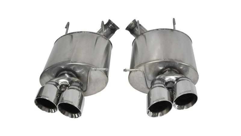 Corsa 13-13 Ford Mustang Shelby GT500 5.8L V8 Polished Sport Axle-Back Exhaust - Corvette Realm