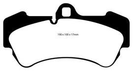 EBC 04-06 Porsche Cayenne 3.2L Bluestuff Front Brake Pads - Corvette Realm