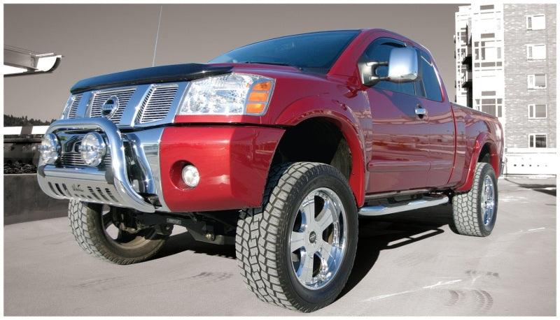 Bushwacker 04-15 Nissan Titan Extend-A-Fender Style Flares 4pc 67.1/78.9/84/96in - Black - Corvette Realm