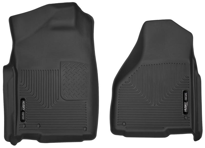 Husky Liners 09-14 Dodge Ram/Ram Quad Cab X-Act Contour Black Front Floor Liners - Corvette Realm