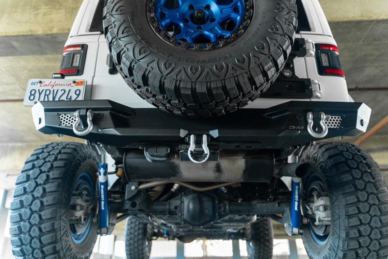 DV8 Offroad 2018 Jeep Wrangler JL MTO Series Rear Bumper w/ Optional Tire Carrier - Corvette Realm