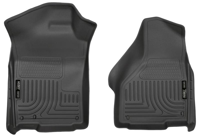 Husky Liners 03-12 Dodge Ram 1500/2500/3500 Series Regular/Quad Cab WeatherBeater Black Floor Liners - Corvette Realm