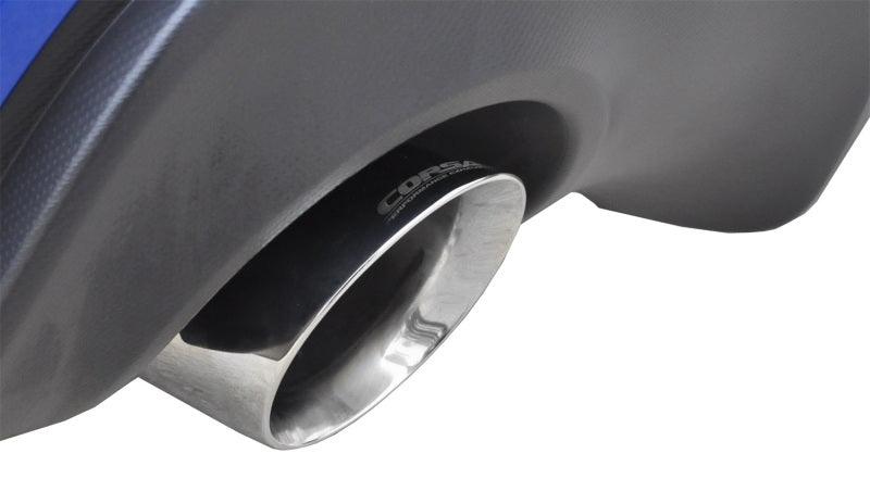 Corsa 12-14 Scion FRS / Subaru BRZ Polished Sport Cat-Back Exhaust - Corvette Realm
