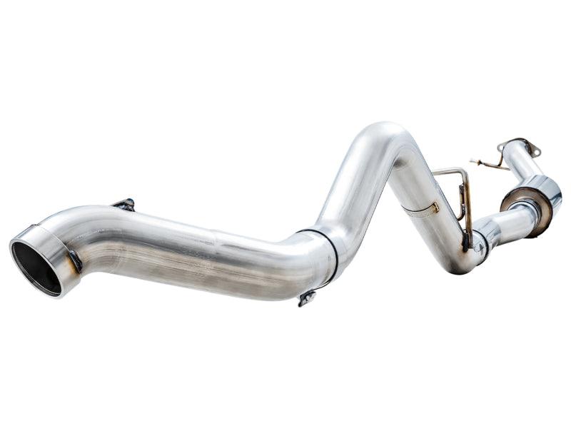AWE Tuning 2021+ Ford Bronco 0FG Exhaust (No Tips) w/ Bash Guard - Corvette Realm