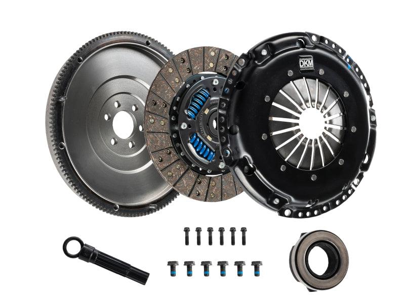 DKM Clutch VW GLI 1.8T 6-Spd Sprung Organic MB Clutch Kit w/Steel Flywheel (440 ft/lbs Torque) - Corvette Realm