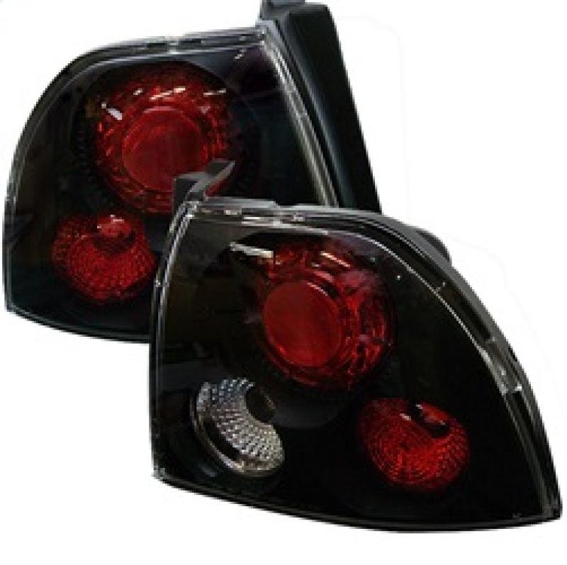 Spyder Honda Accord 94-95 Euro Style Tail Lights Black ALT-YD-HA94-BK - Corvette Realm