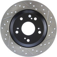 Load image into Gallery viewer, StopTech 00-09 S2000 Slotted &amp; Drilled Left Rear Rotor - Corvette Realm