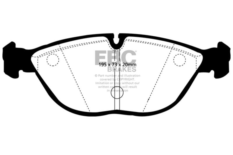 EBC 04-06 Audi TT Quattro 3.2 Bluestuff Front Brake Pads - Corvette Realm