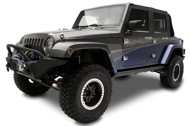 AMP Research 2007-2017 Jeep Wrangler JK 4 Door PowerStep - Black - Corvette Realm