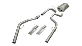 Corsa/dB 09-14 Dodge Ram Quad Cab/Short Bed 1500 4.7L V8 Polished Sport Cat-Back Exhaust - Corvette Realm