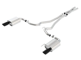 Borla 15-17 Ford Mustang GT 5.0L V8 MT/AT  S-Type Cat-Back Exhaust 2.5in pipe 4in tip (Black Chrome)