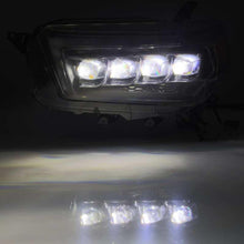 Load image into Gallery viewer, AlphaRex 10-13 Toyota 4Runner NOVA LED Projector Headlights Plank Style Black w/Seq Signal/DRL - Corvette Realm