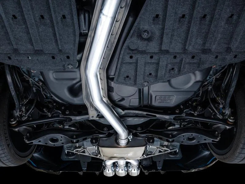 AWE Tuning 2023 Honda Civic Type R FL5 Touring Edition Exhaust w/ Triple Chrome Silver Tips - Corvette Realm