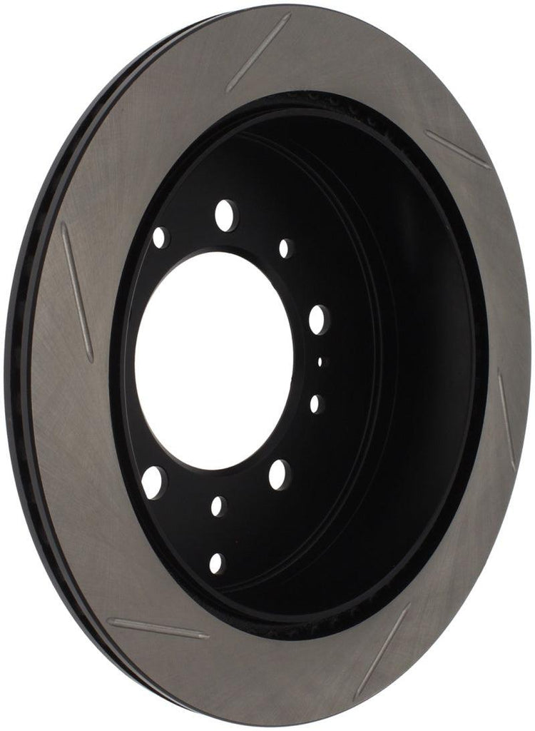 StopTech Power Slot 08-09 Lexus LX450/470/570 / 07-09 Toyota Tundra Slotted Left Rear Rotor - Corvette Realm